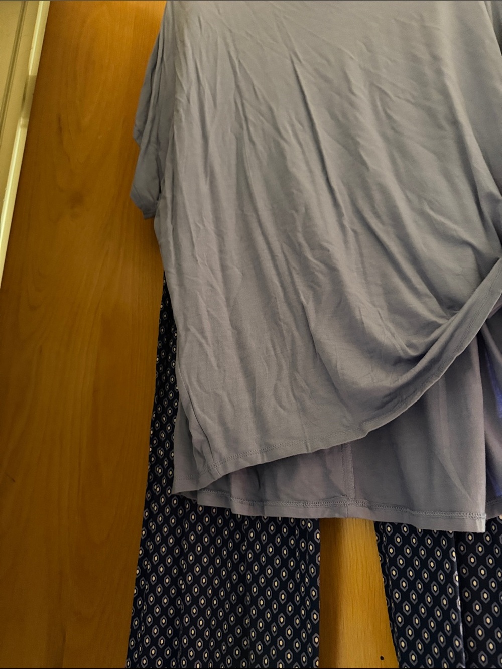 Apt. 9 Lavender Blue Knot-Front Pajama Set - Picture 6 of 6